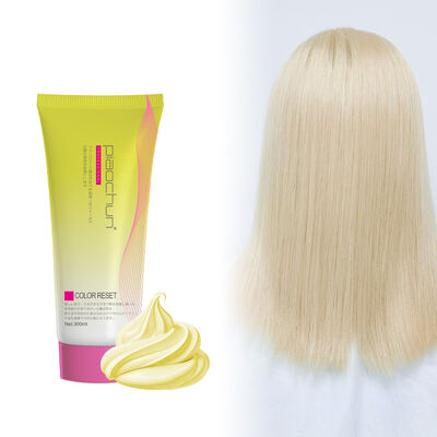 Bon prix Démaquillant permanent pour cheveux OEM/ODM 300ml Faible en ammoniaque Herbal, Crème pâteuse Formule bulle cire, Usage professionnel en salon en ligne