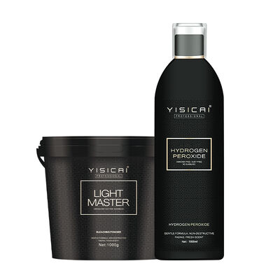 Bon prix Poudre de blanchiment de cheveux de levage de 9 niveaux de marque privée bleu clair formule à base de plantes à faible teneur en ammoniac cosmétique professionnelle certifiée GMP en ligne