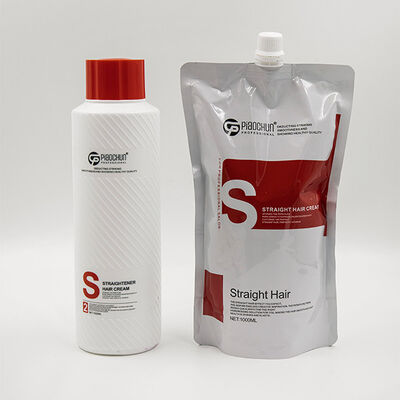 Good price Hair Straightener Cream For Smooth Shiny Hair , Professional Curl Straightening Cream online