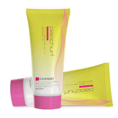 Harga yang bagus OEM ODM 300ml Low Amonia Herbal Permanent Hair Dye Remover Cream Paste Bubble Wax Formula Salon Shampoo Penggunaan on line