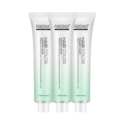 良い価格 OEM/ODM可 - 100ml サロン級ハーバルのヘア染料,低アンモニア 皮膚に優しい不刺激性,100%グレー隠し,長持ちする色ロック オンライン