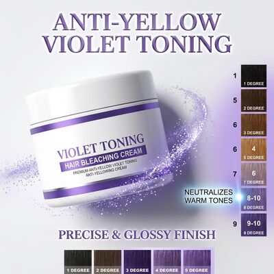 Ein guter Preis. Tone Control Professionelle Haarbleichcreme – Einstellbarer Pigmentgehalt, anpassbare Kühle für alle Grundfarben Online