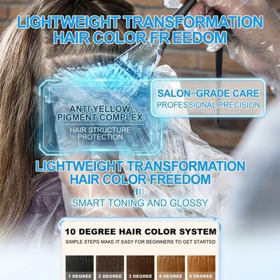 Καλή τιμή Violet Shield Anti-Yellow Hair Bleaching Cream – Έγχυμα μπλε-ιώδους χρωστικής ουσίας, εξουδετερώνει το μπρούτζο ενώ σε απευθείας σύνδεση